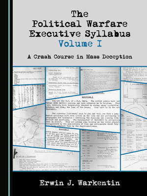 cover image of The Political Warfare Executive Syllabus Volume I